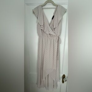 Aqua High-Low Dress, light pink, worn once